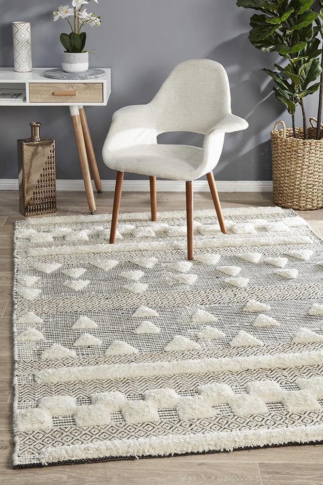 Miller Rhythm Flow Ivory Rug - Cozy Rugs Australia