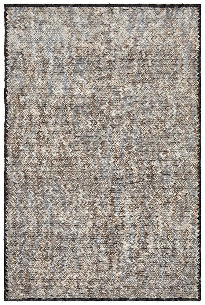 Miller Rhythm Jazz Smoke Rug - Cozy Rugs Australia