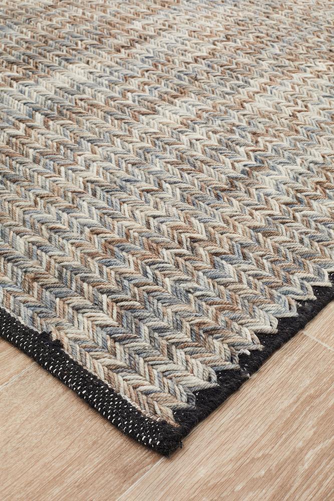 Miller Rhythm Jazz Smoke Rug - Cozy Rugs Australia