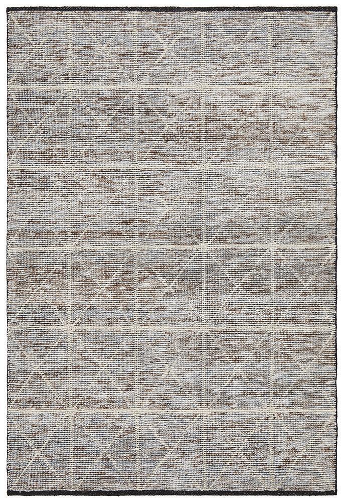 Miller Rhythm Motif Blue Rug - Cozy Rugs Australia