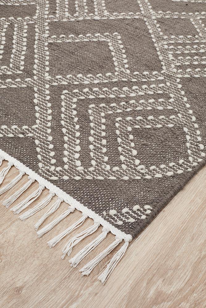 Miller Rhythm Symphony Grey Rug - Cozy Rugs Australia