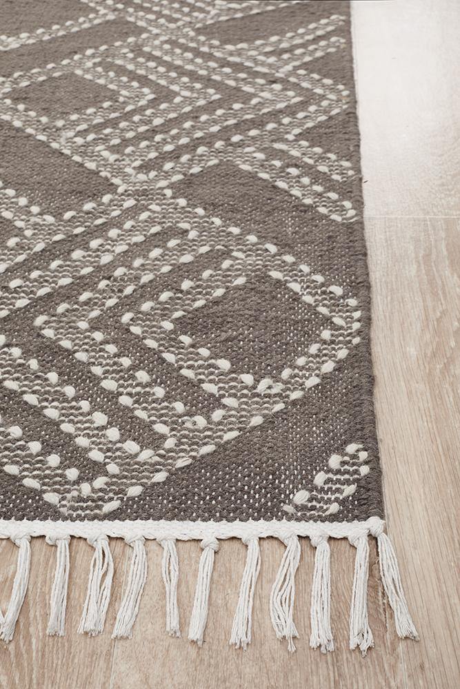 Miller Rhythm Symphony Grey Rug - Cozy Rugs Australia