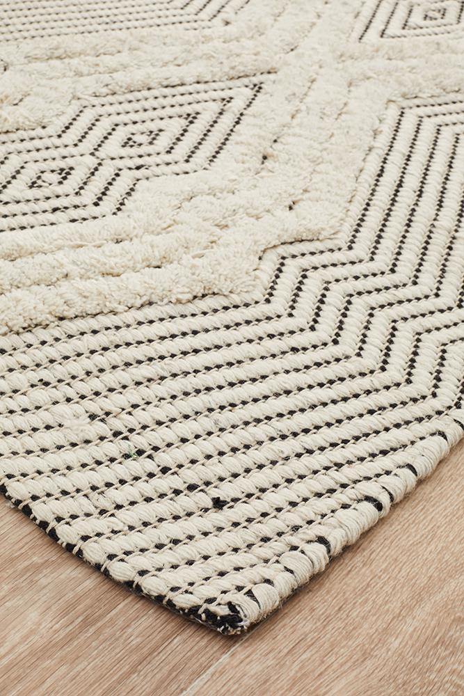 Miller Rhythm Chime Bone Rug - Cozy Rugs Australia