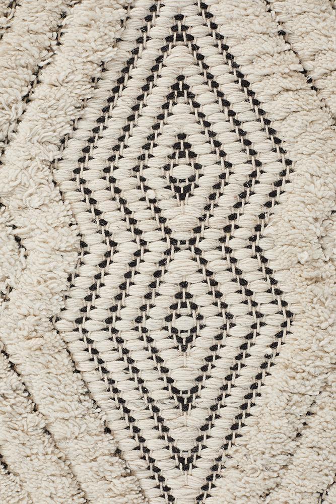 Miller Rhythm Chime Bone Rug - Cozy Rugs Australia