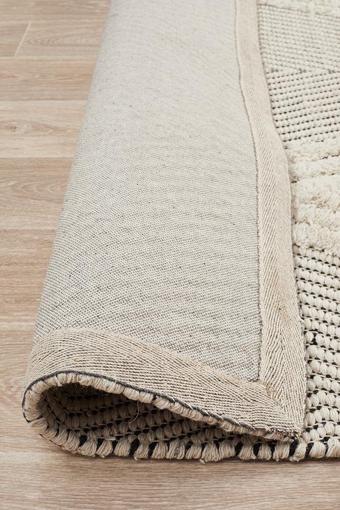 Miller Rhythm Chime Bone Rug - Cozy Rugs Australia