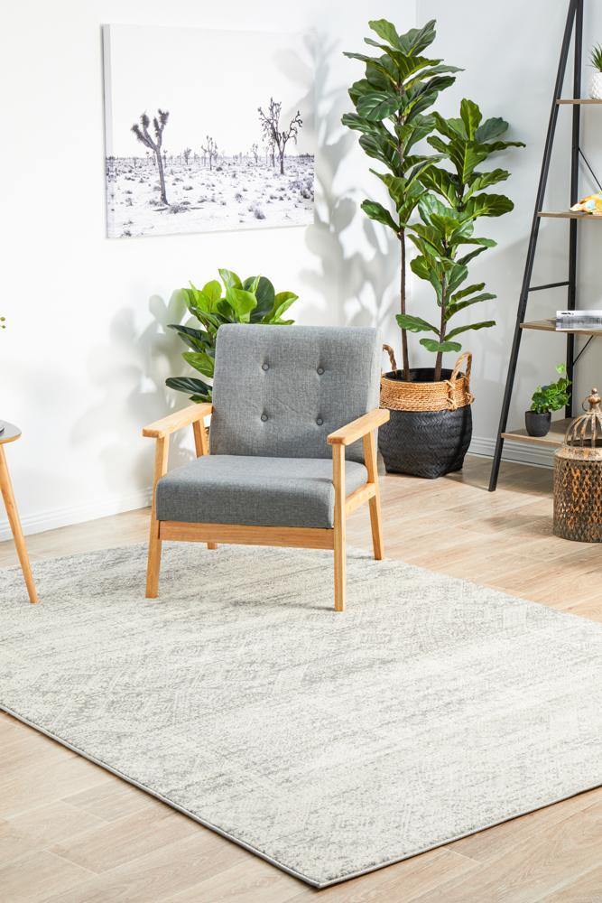Mirage Zelda Silver Grey Rug - Cozy Rugs Australia