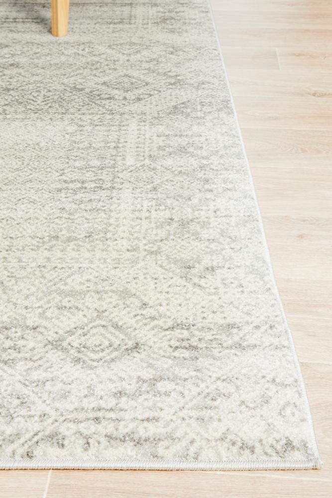 Mirage Zelda Silver Grey Rug - Cozy Rugs Australia