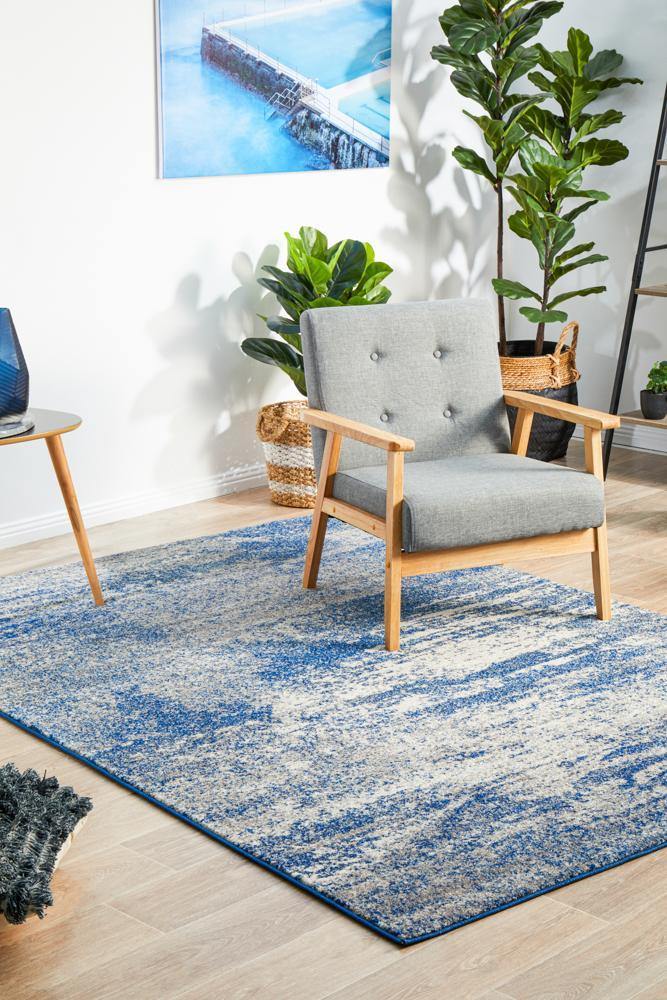 Mirage Casandra Dunescape Modern Blue Grey Rug - Cozy Rugs Australia