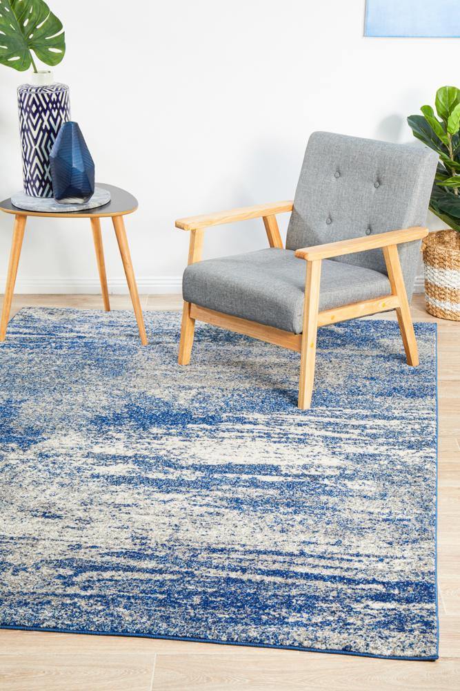 Mirage Casandra Dunescape Modern Blue Grey Rug - Cozy Rugs Australia