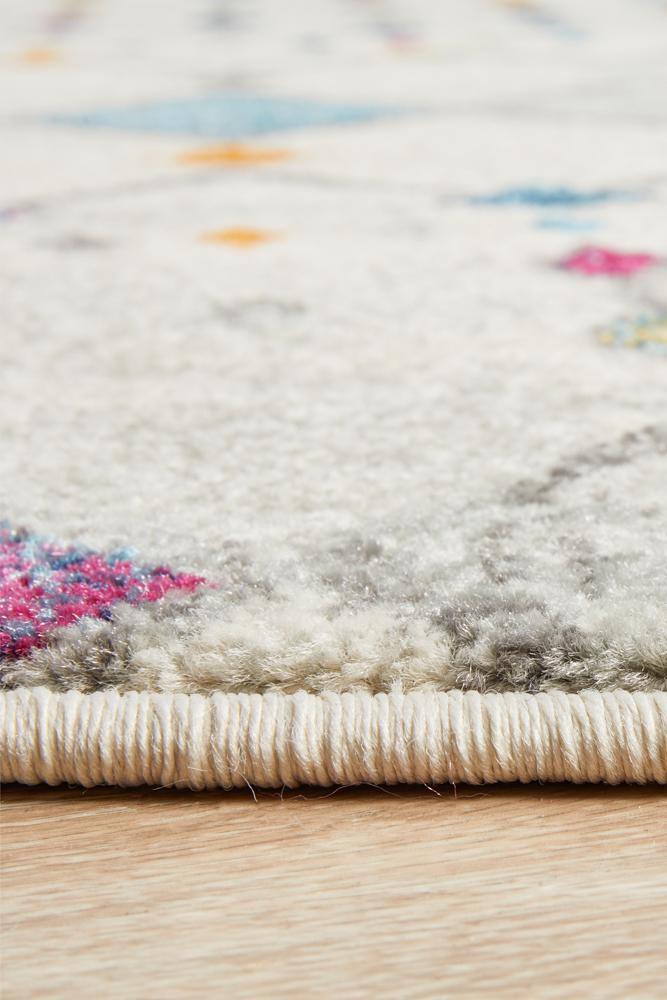 Mirage Peggy Tribal Morrocan Style Multi Round Rug - Cozy Rugs Australia