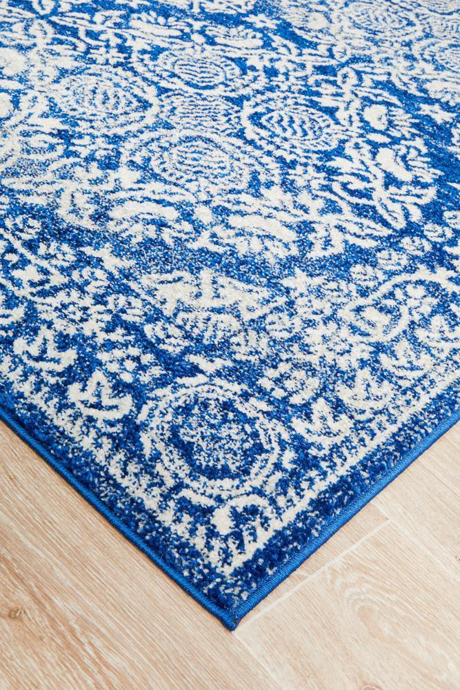Mirage Gwyneth Stunning Transitional Navy Rug - Cozy Rugs Australia