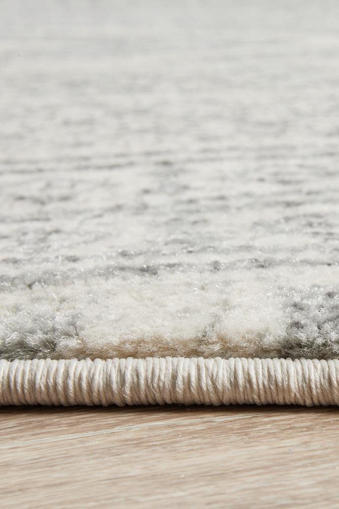 Mirage Adani Modern Tribal Design Grey Round Rug - Cozy Rugs Australia