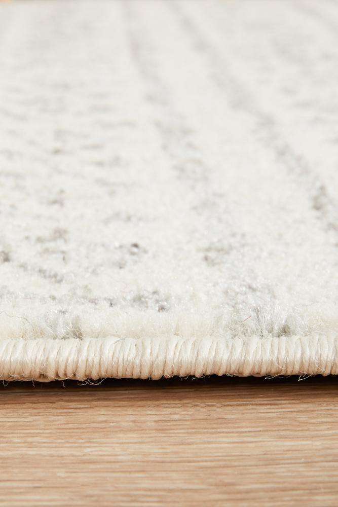 Mirage Adani Modern Tribal Design Grey Runner Rug - Cozy Rugs Australia