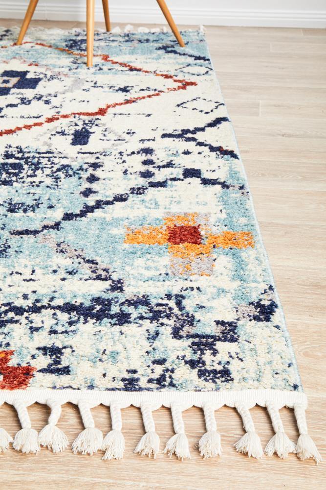 Marrakesh 444 Blue Rug - Cozy Rugs Australia
