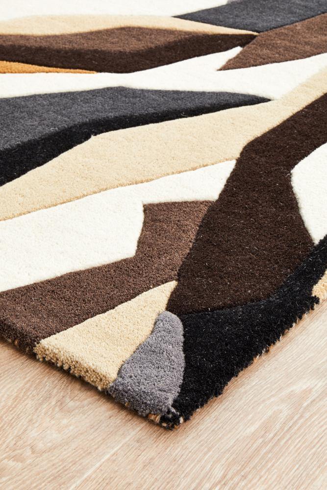 Matrix Pure Wool 903 Fossil Runner Rug - Cozy Rugs Australia