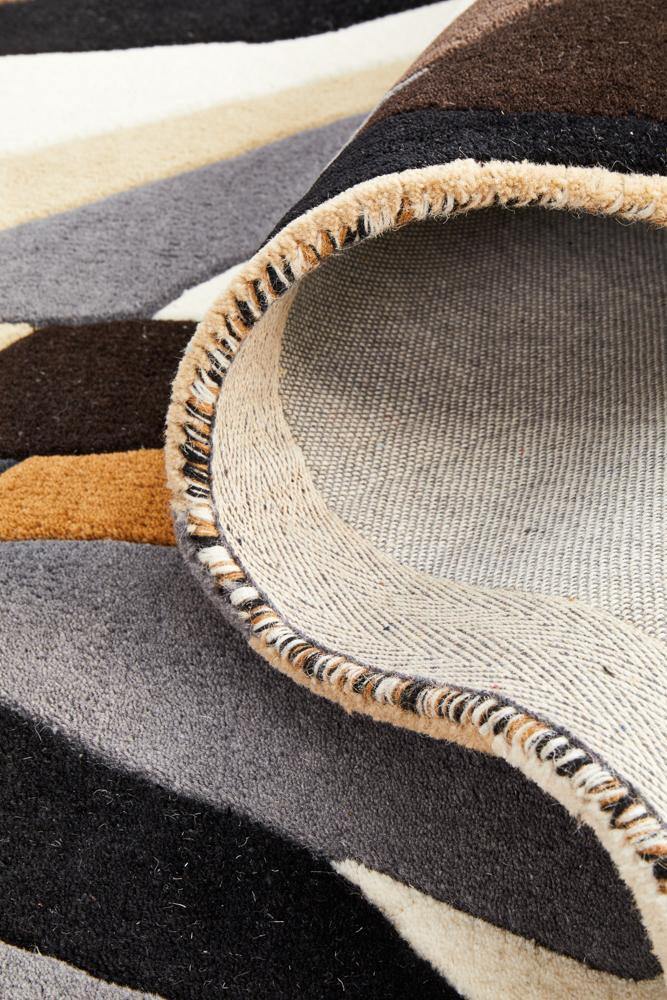 Matrix Pure Wool 903 Fossil Runner Rug - Cozy Rugs Australia