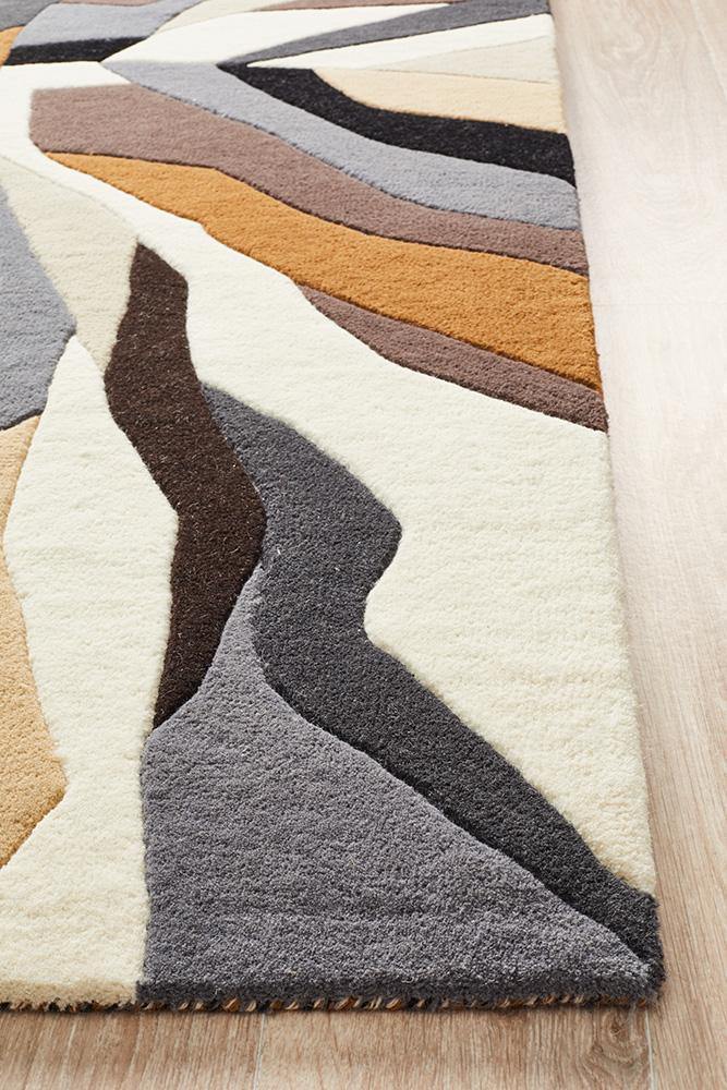 Matrix Pure Wool 903 Fossil Rug - Cozy Rugs Australia