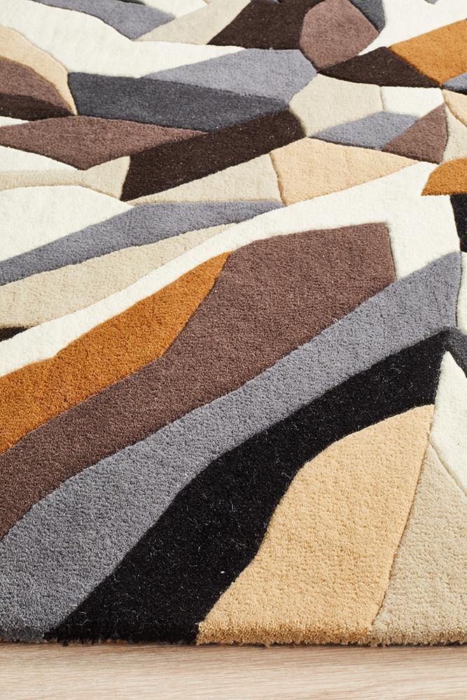 Matrix Pure Wool 903 Fossil Rug - Cozy Rugs Australia