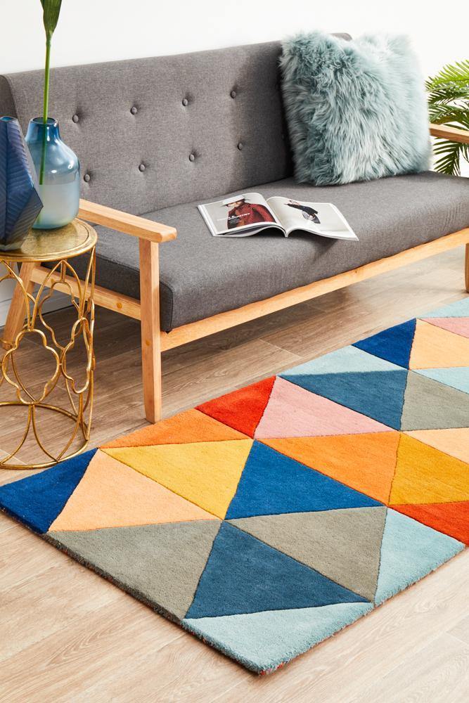 Matrix Pure Wool 905 Multi Runner Rug - Cozy Rugs Australia