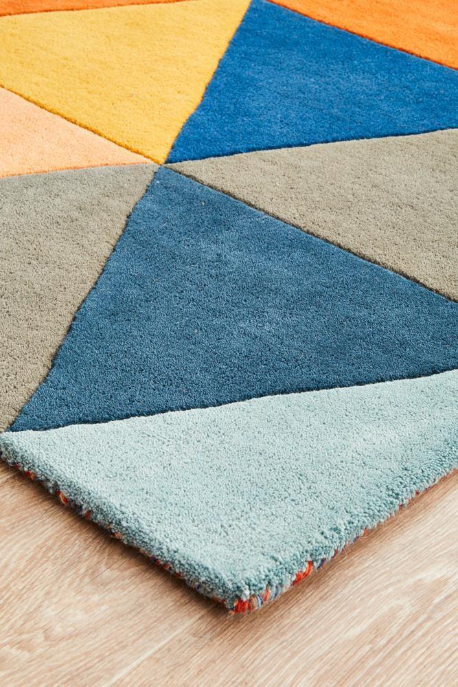 Matrix Pure Wool 905 Multi Runner Rug - Cozy Rugs Australia