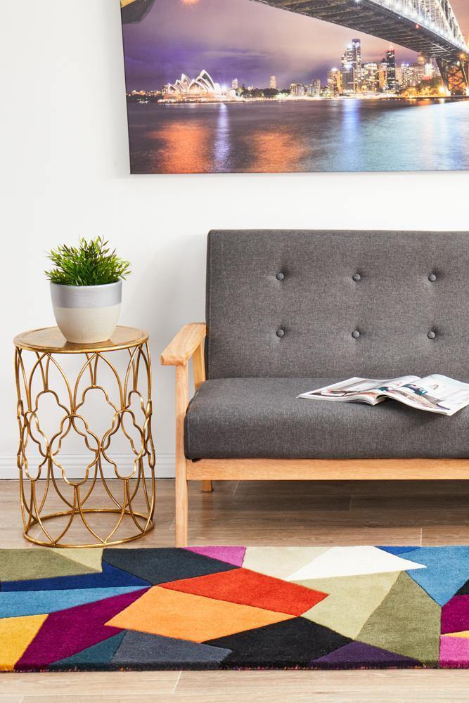 Matrix Pure Wool 906 Crayon Runner Rug - Cozy Rugs Australia