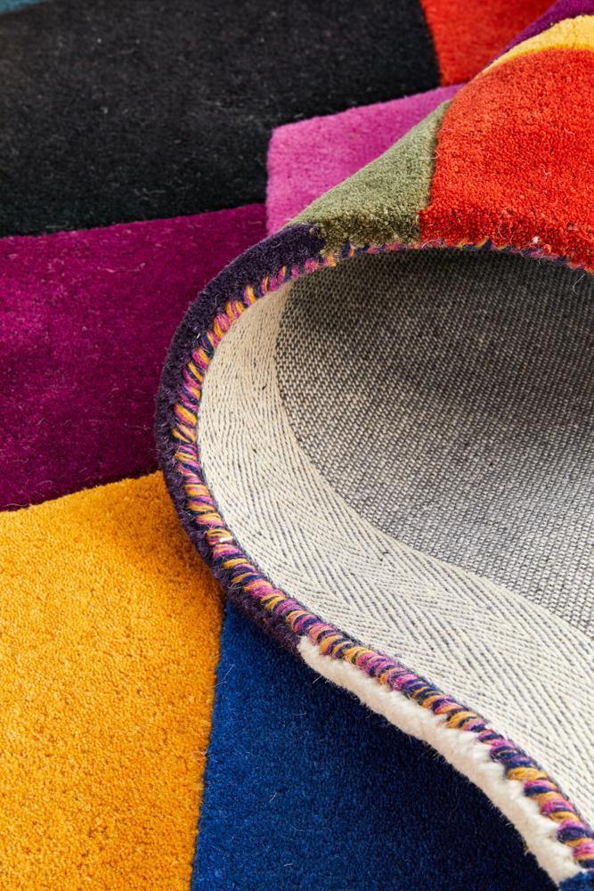 Matrix Pure Wool 906 Crayon Runner Rug - Cozy Rugs Australia