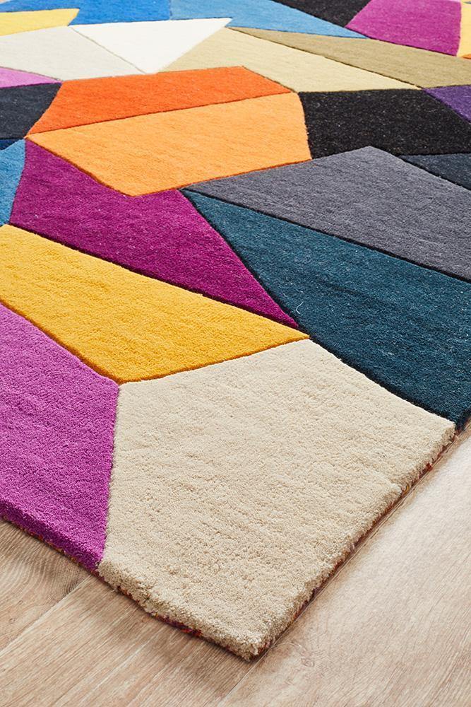 Matrix Pure Wool 906 Crayon Rug - Cozy Rugs Australia