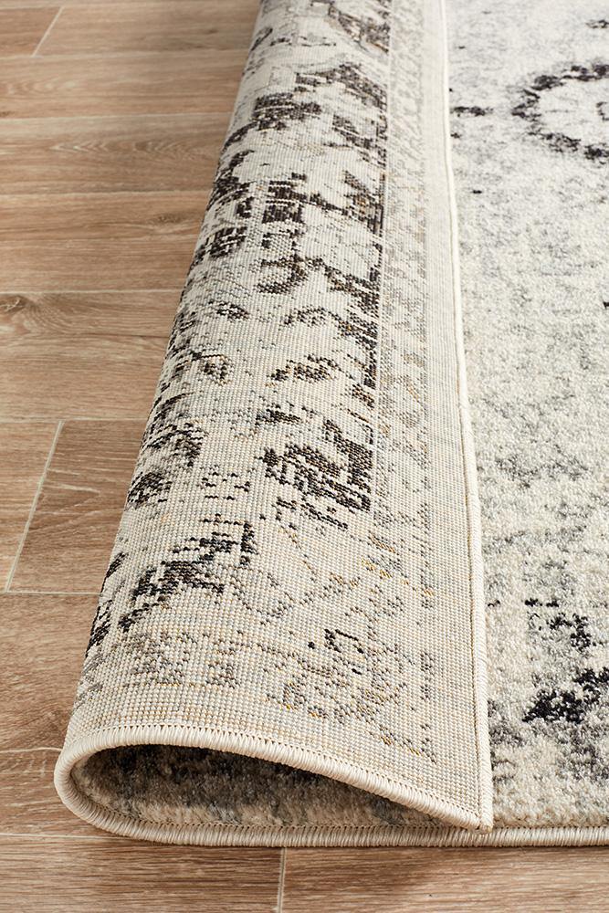 Museum Transitional Charcoal Rug - Cozy Rugs Australia