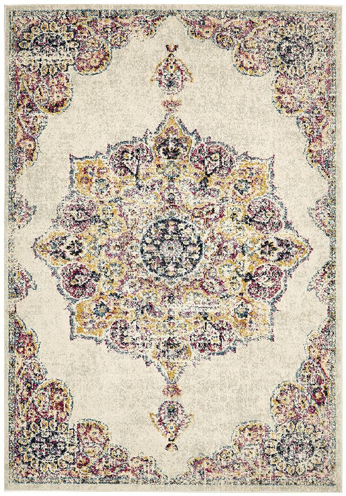 Museum Kendall Bone Rug - Cozy Rugs Australia