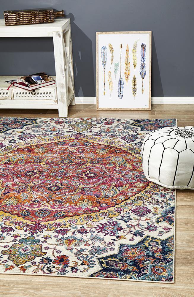 Museum Shelly Rust Rug - Cozy Rugs Australia