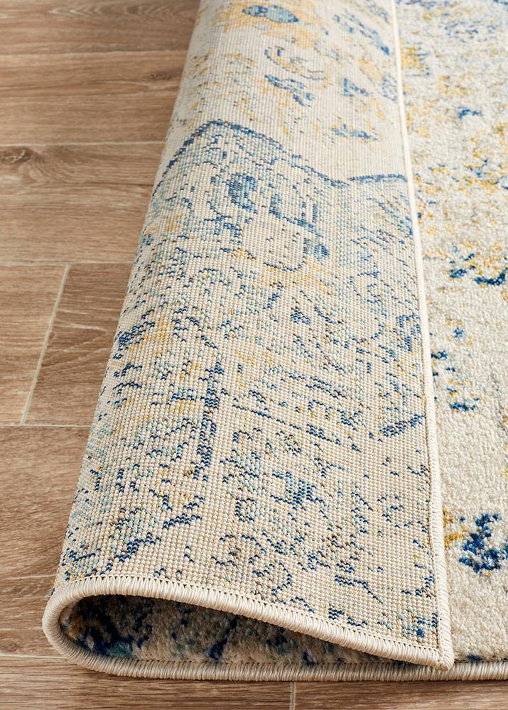 Museum Tyler Sky Blue Rug - Cozy Rugs Australia