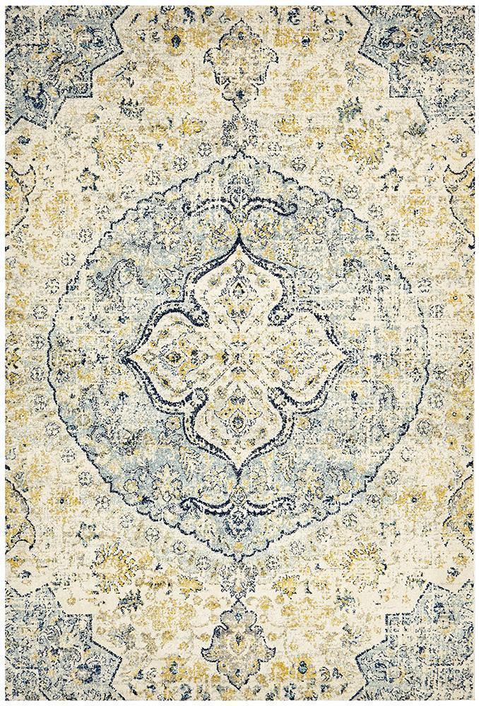 Museum Tyler Sky Blue Rug - Cozy Rugs Australia