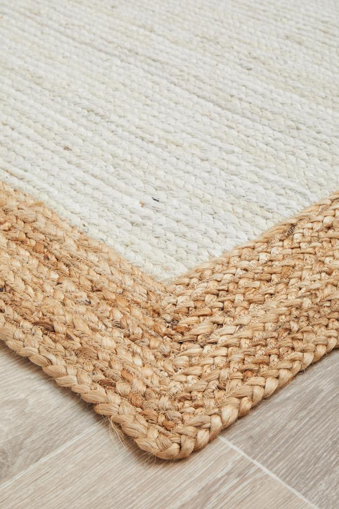 Noosa 333 White Natural Rug - Cozy Rugs Australia