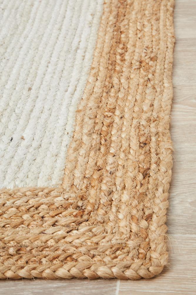 Noosa 333 White Natural Rug - Cozy Rugs Australia