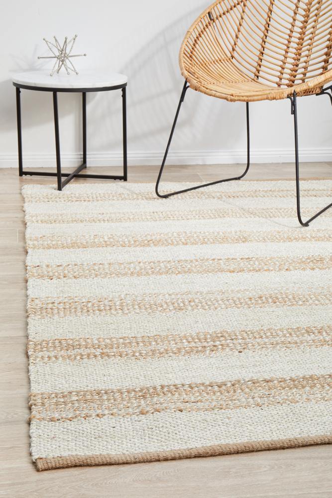 Noosa 555 Natural White Rug - Cozy Rugs Australia