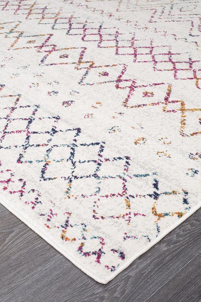 Oasis Nadia Multi Rustic Tribal Runner Rug - Cozy Rugs Australia
