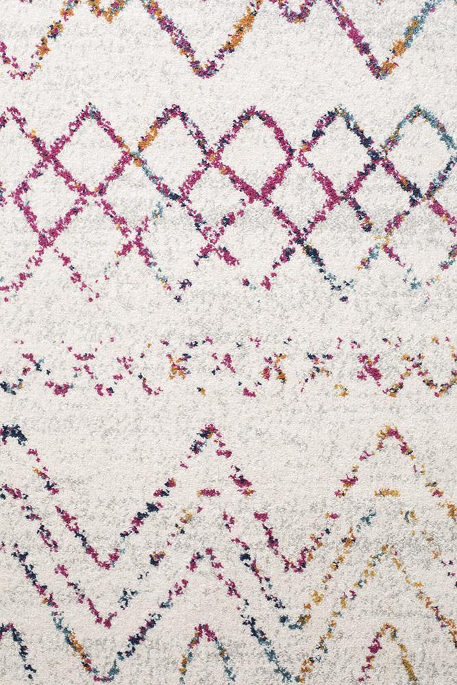 Oasis Nadia Multi Rustic Tribal Runner Rug - Cozy Rugs Australia