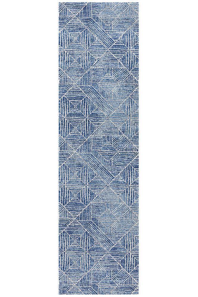 Oasis Kenza Contemporary Navy Rug - Cozy Rugs Australia
