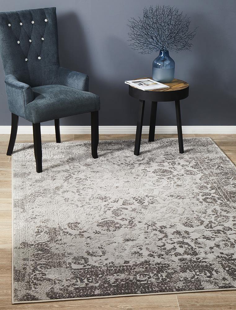 Opulence Lucy Silver Rug - Cozy Rugs Australia