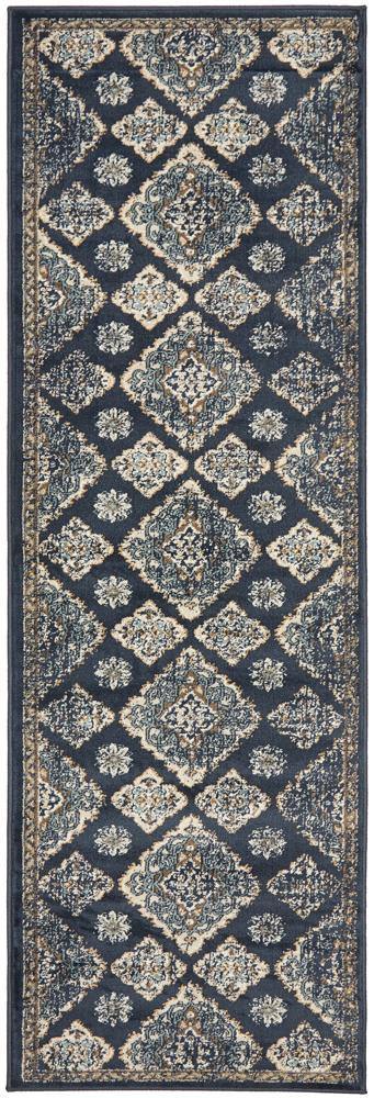 Oxford Mayfair Timeline Navy Rug - Cozy Rugs Australia