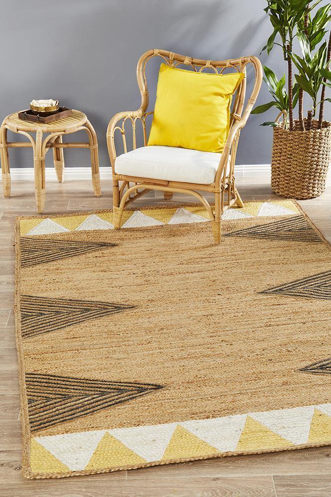 Parade 222 Yellow Rug - Cozy Rugs Australia