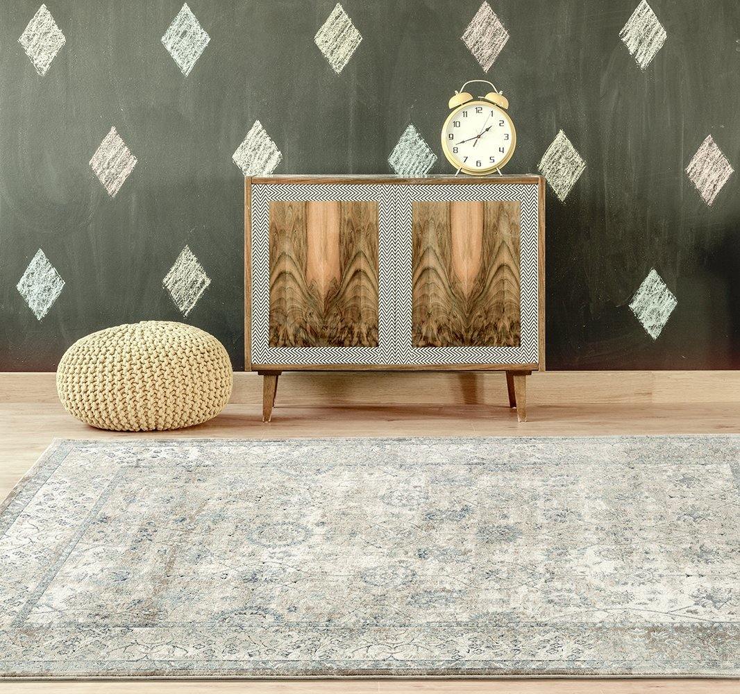 Providence Esquire Vine Traditional Cream Rug - Cozy Rugs Australia