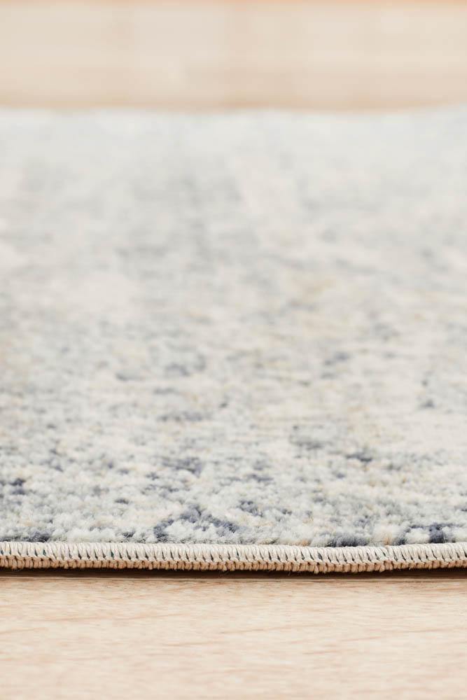 Providence Esquire Segments Traditional Blue Runner - Cozy Rugs Australia