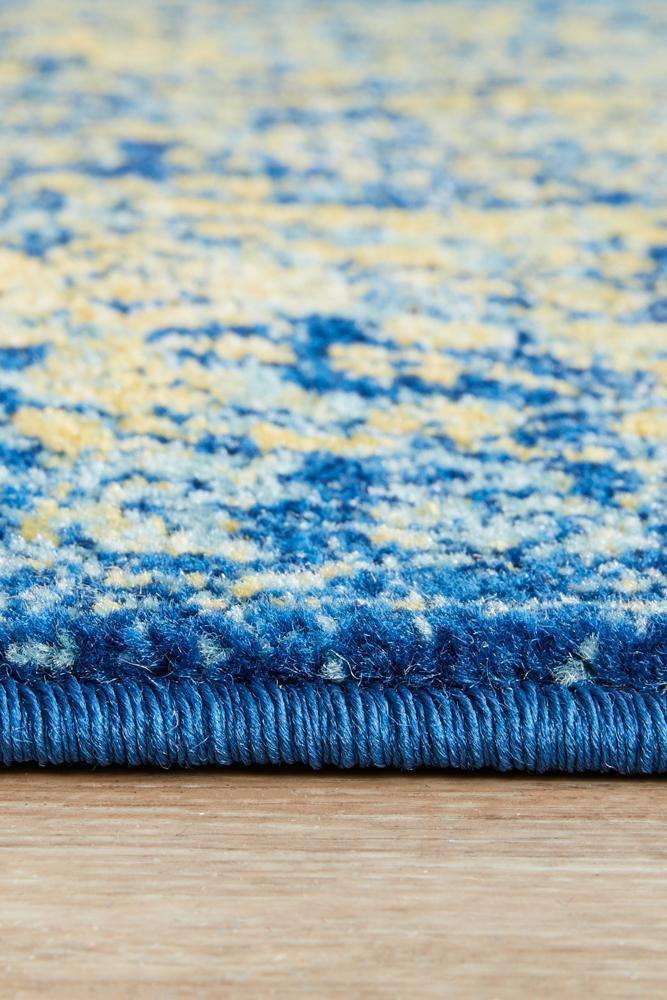 Radiance 411 Royal Blue Runner Rug - Cozy Rugs Australia
