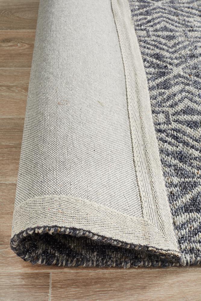 Relic Sammy Graphite Cobolt Rug - Cozy Rugs Australia