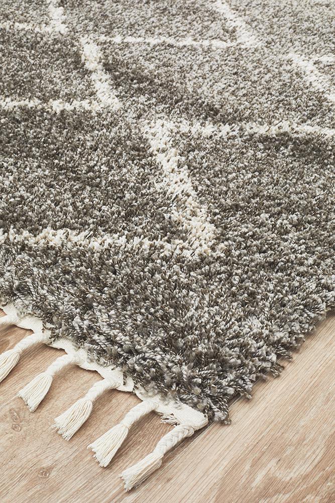 Saffron 11 Grey Rug - Cozy Rugs Australia