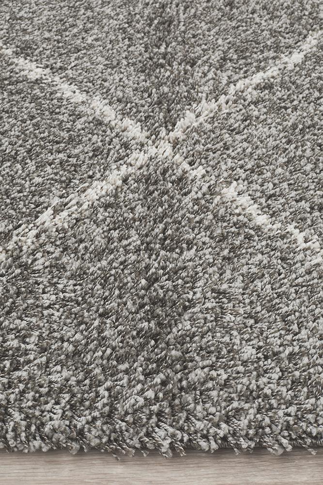 Saffron 22 Grey Rug - Cozy Rugs Australia
