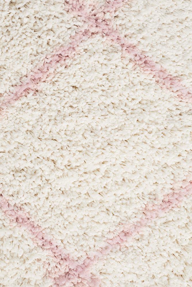Saffron 22 Pink Runner Rug - Cozy Rugs Australia