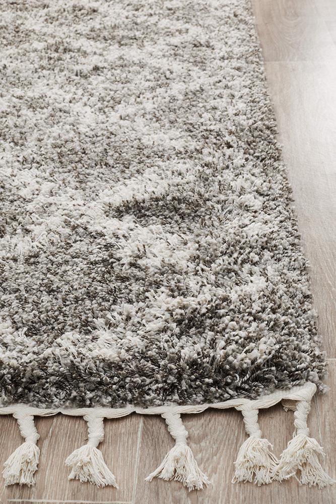 Saffron 33 Grey Runner Rug - Cozy Rugs Australia