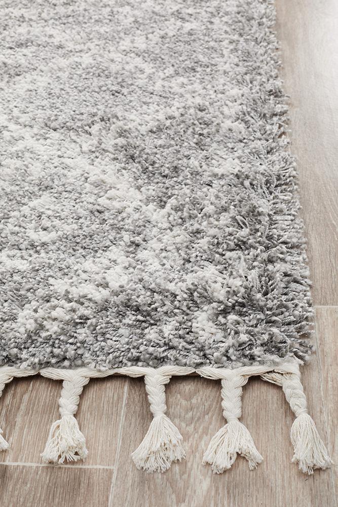 Saffron 33 Silver Runner Rug - Cozy Rugs Australia